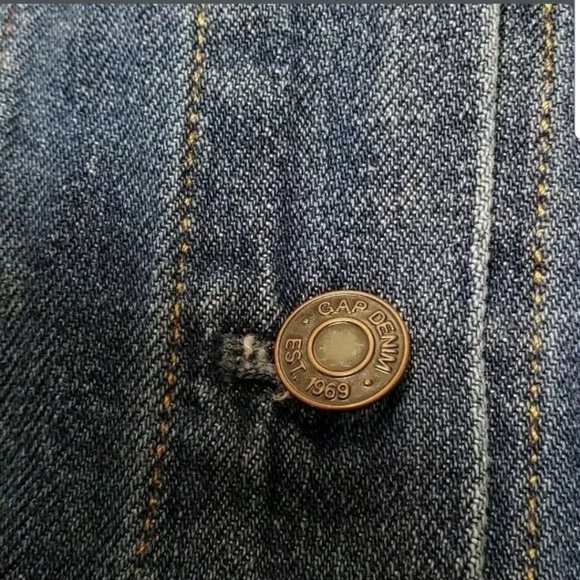 Gap + Pendleton Womens Jean Jacket Plaid Flannel - Picture 5 of 6